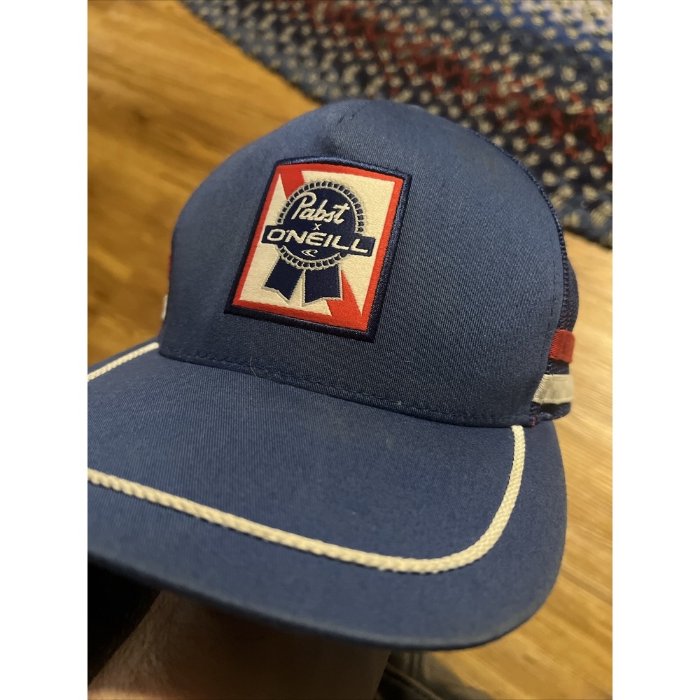 O'Neill Pabst Blue Ribbon Beer‎ Trucker Cap SnapBack